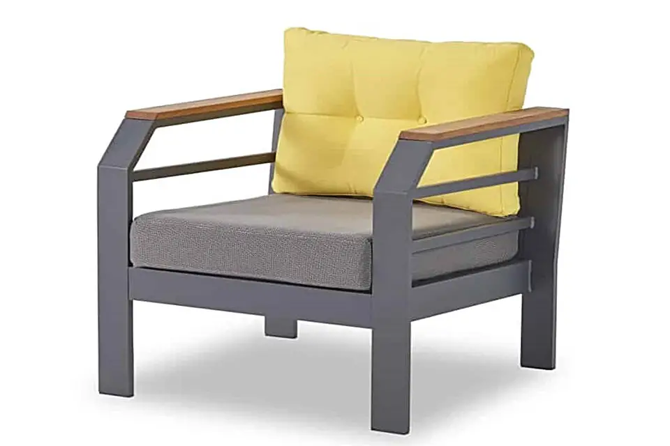 Assento Alüminyum Bahçe Balkon Oturma Grubu 3+1+1