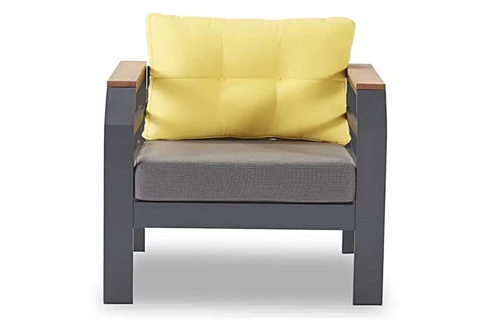 Assento Alüminyum Bahçe Balkon Oturma Grubu 3+1+1