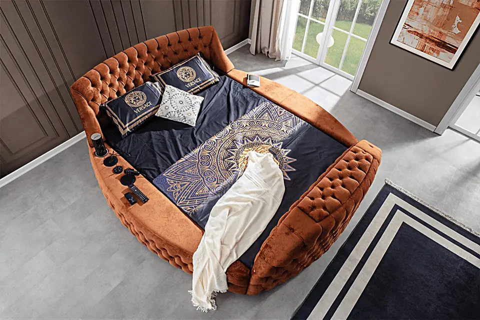 Cennet Kapitone Karyola Tv - Ankara - Şualar Mobilya