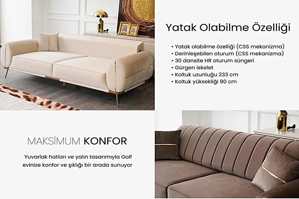 Golf Koltuk Takımı - Adana - Erika Mobilya