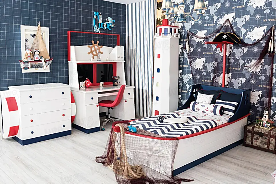 Okyanus Çocuk Odası Takımı - Masko İstanbul - Lupokids Mobilya