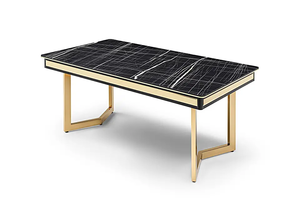 Siesta Siyah Mermer Masa Sandalye - Kayseri