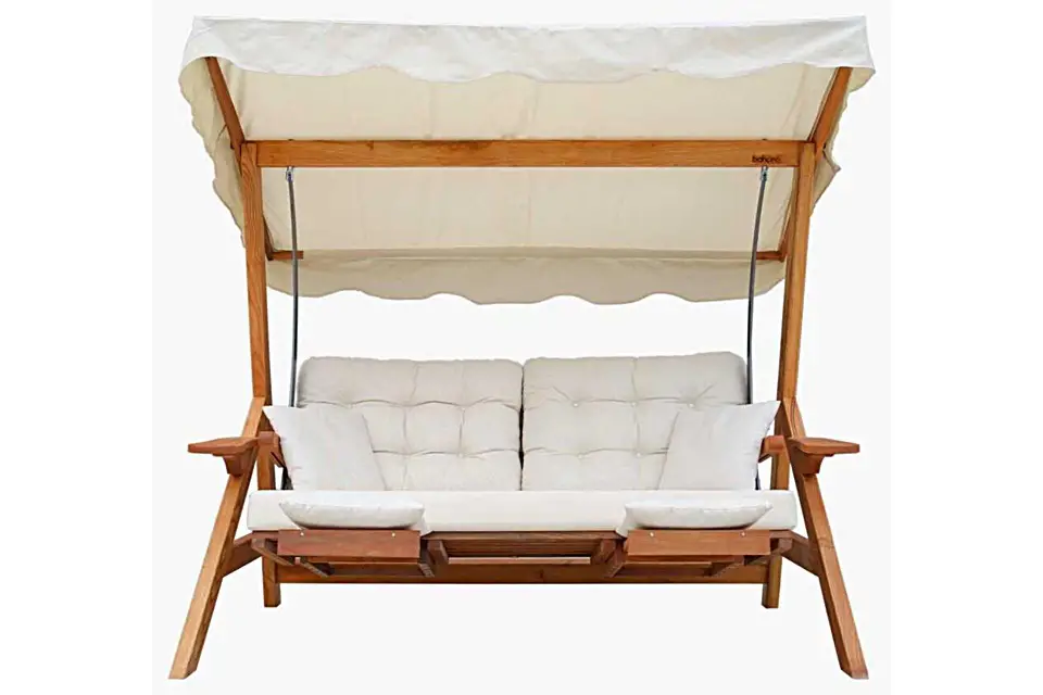 Venedik Ahşap Bahçe Salıncak - Divona Home Mobilya