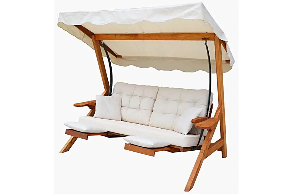 Venedik Ahşap Bahçe Salıncak - Divona Home Mobilya