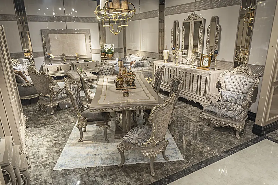 Dore Klasik Yemek Odası Takımı - Ankara Siteler