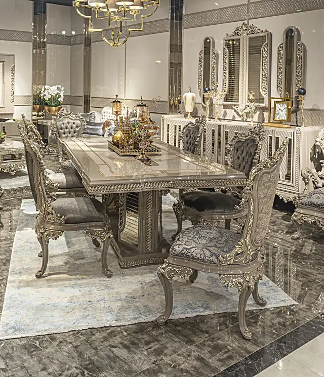 Dore Klasik Yemek Odası Takımı - Ankara Siteler