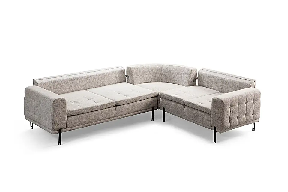 Maldiv Köşe Koltuk Takımı - Gül Gökkuşağı Mobilya