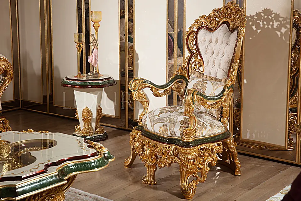 Milano Klasik Koltuk Takımı - Masko - Luxury Line Mobilya