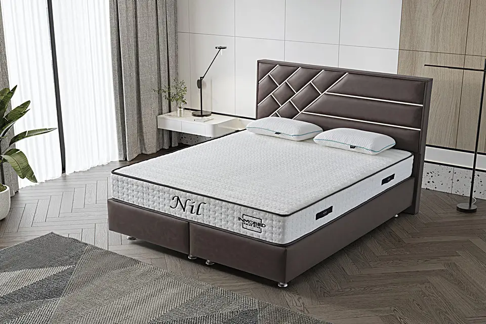 Nil Yatak Baza Başlık Set - İnegöl - İnmobed Yatak