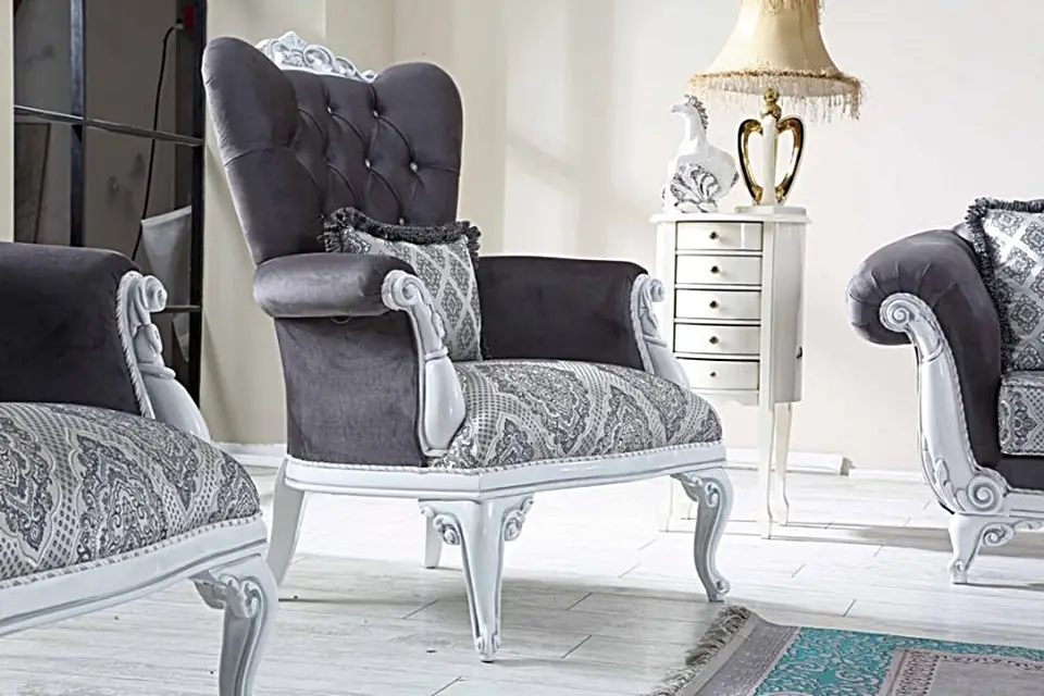 Prenses Klasik Oturma Grubu - Kayseri - Hadra Mobilya