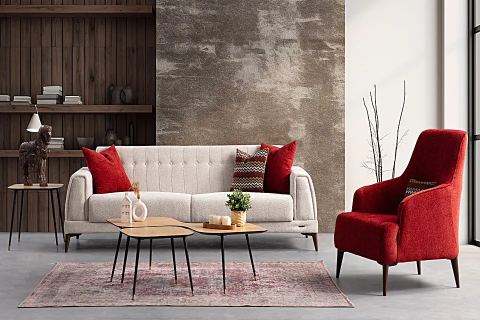 Rita Oturma Grubu - Gül Gökkuşağı Mobilya