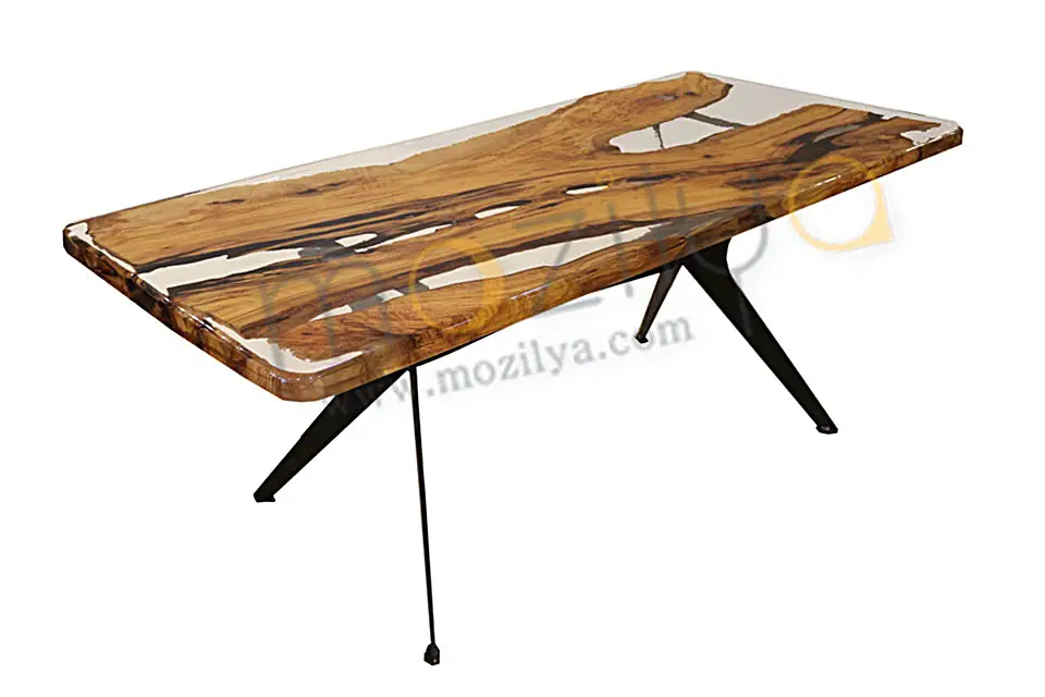 Zeytin Epoksi Yemek Masası - Masko İstanbul - Mozilya Mobilya