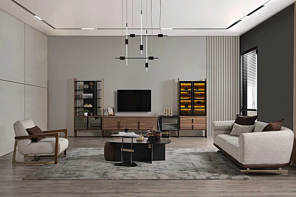 Bronze Duvar Ünitesi - İnegöl - As Oda Mobilya