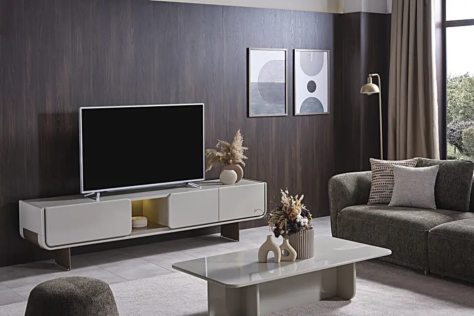Hermes Tv Ünitesi İmalatı - Adana - Hevin Home Design