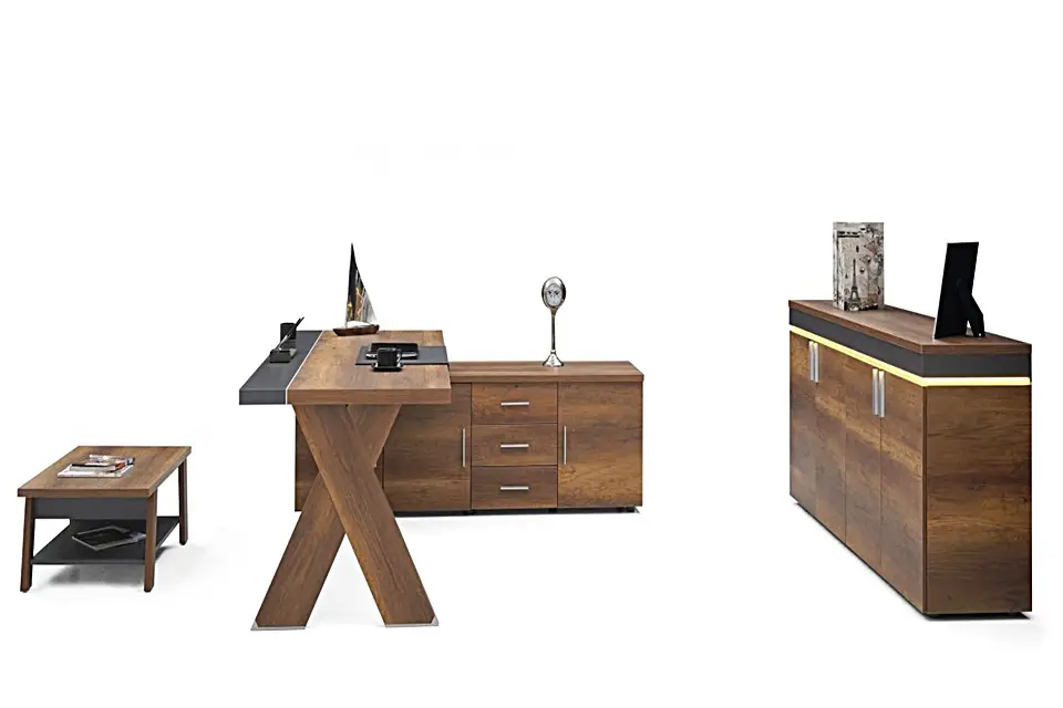 Horse Sabit Etejerli Ofis Makam Takımı - Still Ofis Mobilya