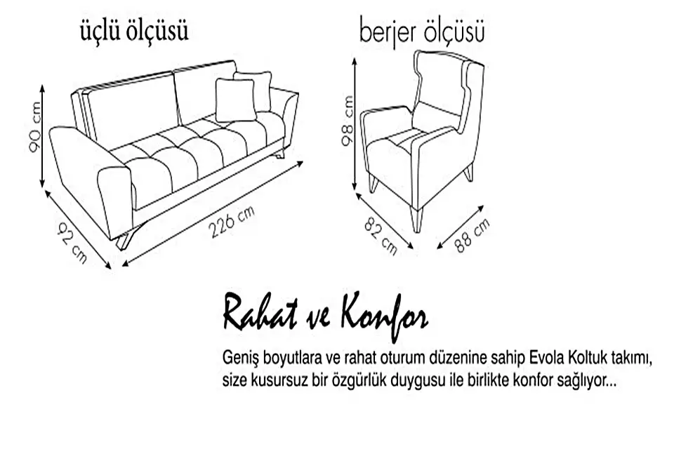 Ross Salon Koltuk Takımı - Şanlıurfa - Elis Home Mobilya