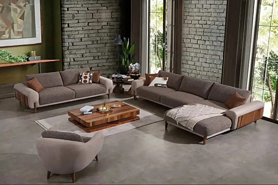 Soho Köşe Koltuk Takımı - Aydın - Fahem Exclusive Mobilya