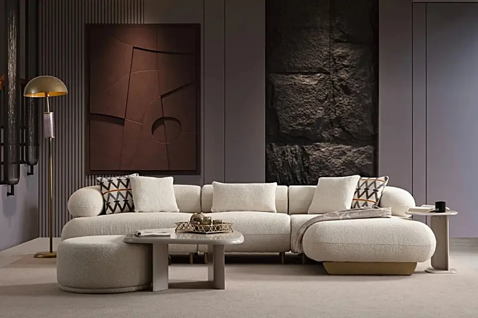 Nova Köşe Koltuk Takımı - Masko - Nelit Mobilya