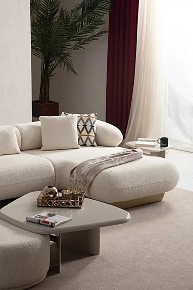 Nova Köşe Koltuk Takımı - Masko - Nelit Mobilya