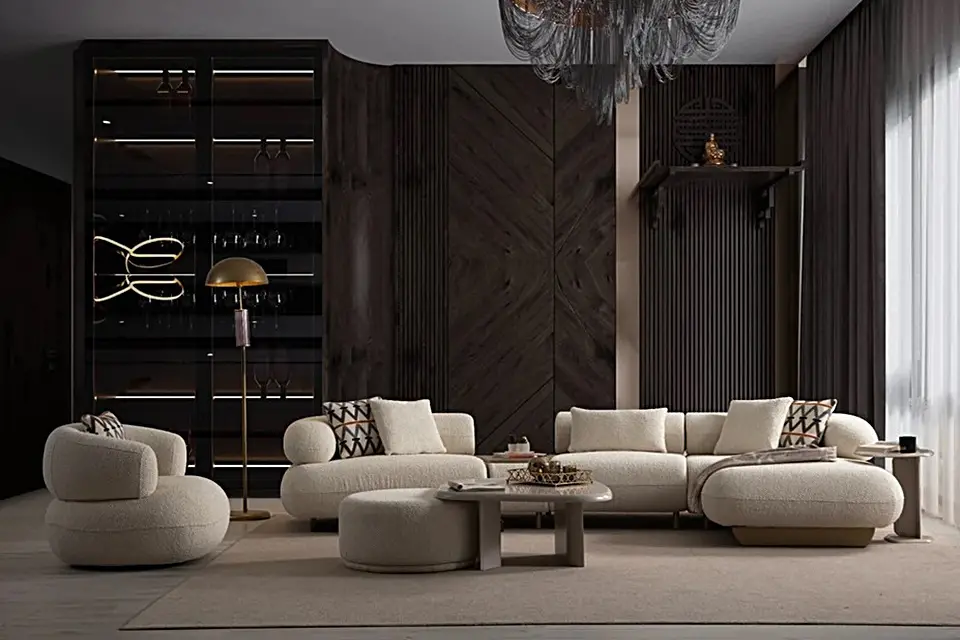 Nova Köşe Koltuk Takımı - Masko - Nelit Mobilya