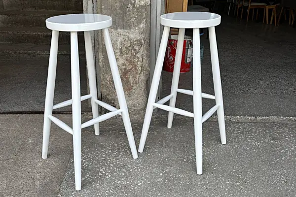 Ankara Siteler Ahşap Tabure 70lik - Ardıç Mobilya