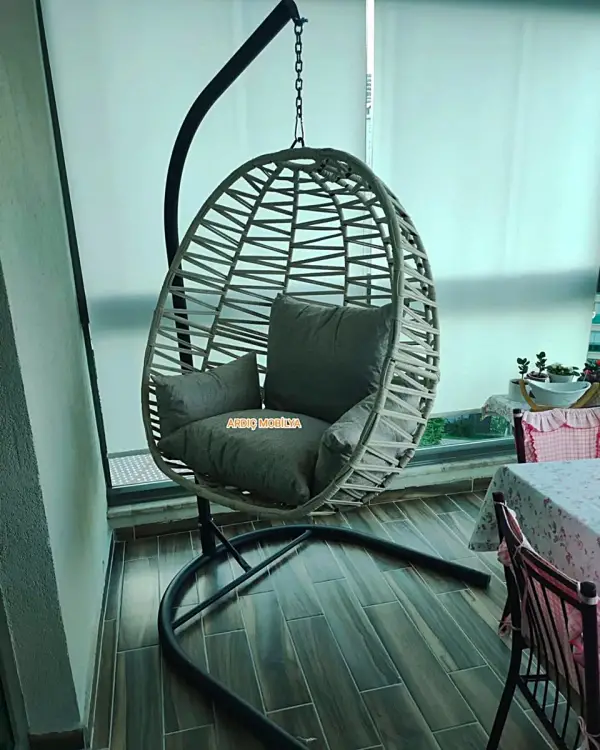 Ankara Rattan Armut Salıncak - Ardıç Mobilya