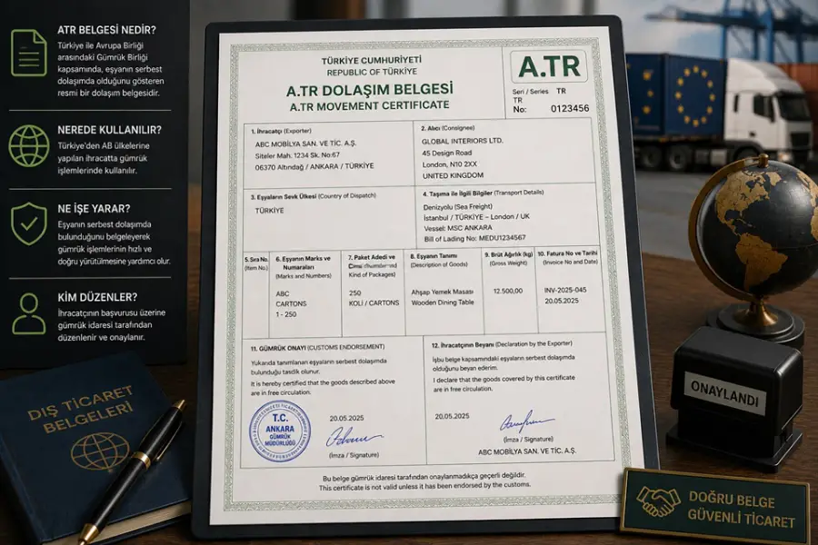 ATR Dolaşım Belgesi Nedir?
