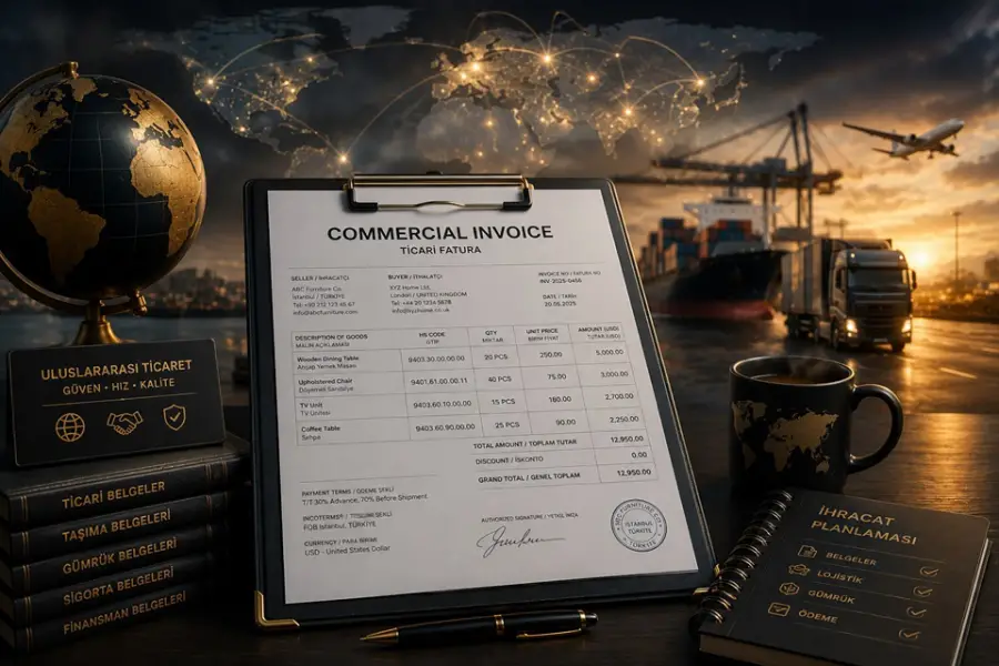 Dış Ticarette Ticari Fatura (Commercial Invoice) Nedir?