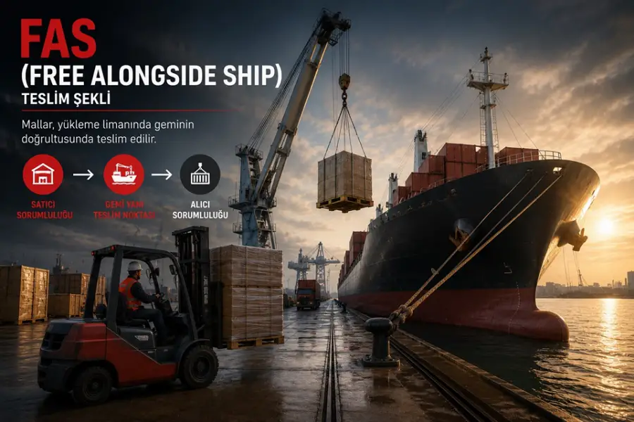 FAS (Free Alongside Ship) Teslim Şekli Nedir? Avantajları, Dezavantajları ve Kullanım Alanları