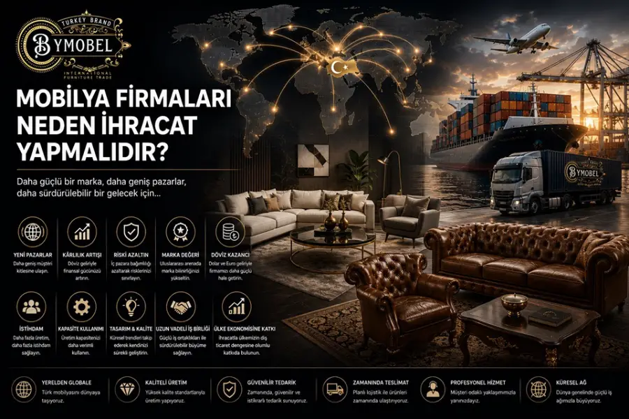 Mobilya Firmaları Neden İhracat Yapmalıdır?