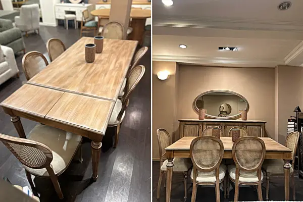 Ankara Siteler Luxury Yemek Odası Takımı | Kuzey Mobilya