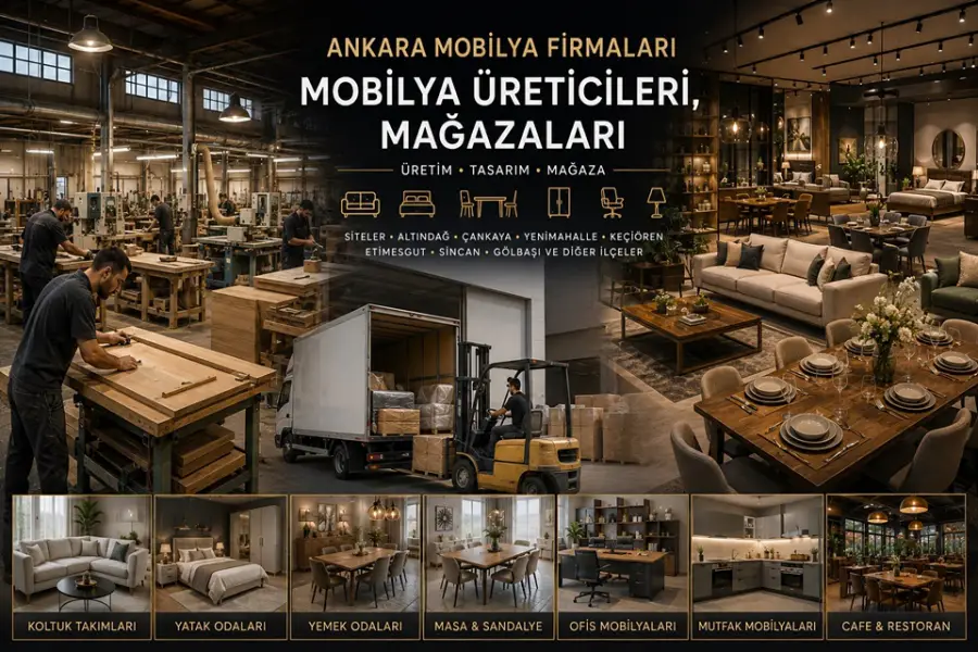 Ankara Mobilya Firmaları | Mobilya Üreticileri, Mağazaları