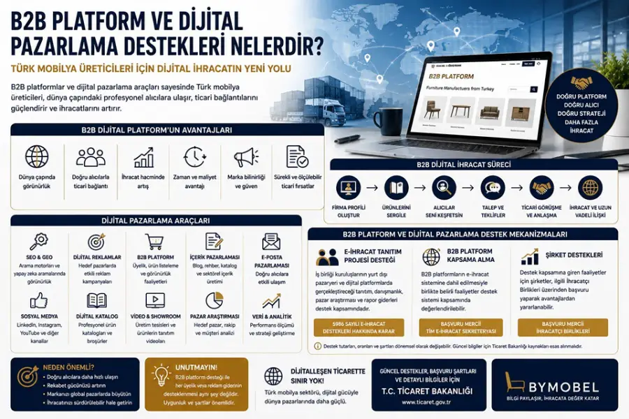 B2B Platform ve Dijital Pazarlama Destekleri Nelerdir?