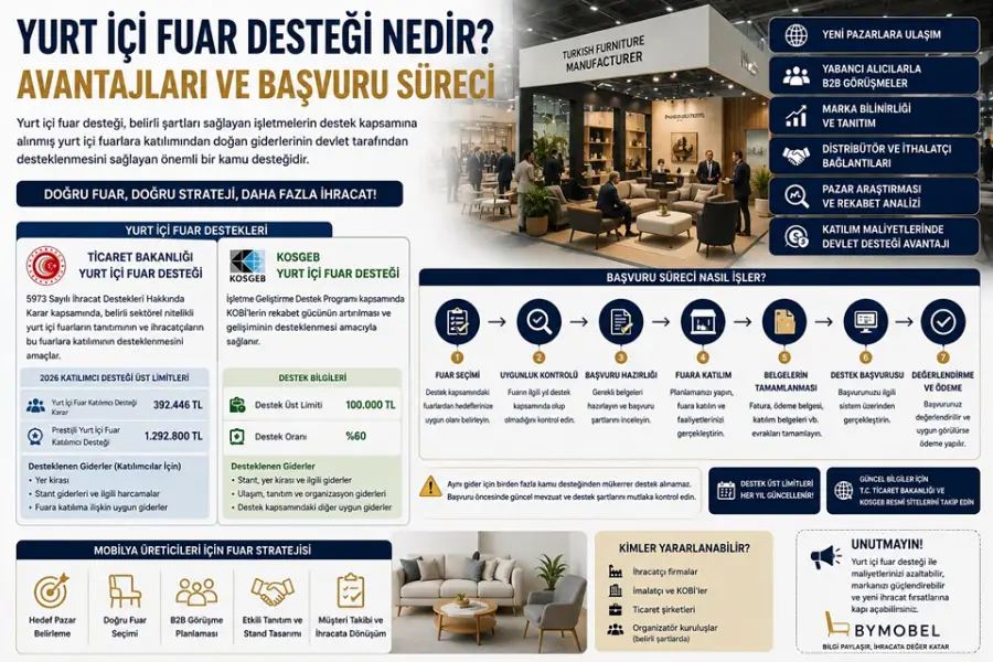 Yurt İçi Fuar Desteği Nedir? Avantajları ve Başvuru Süreci